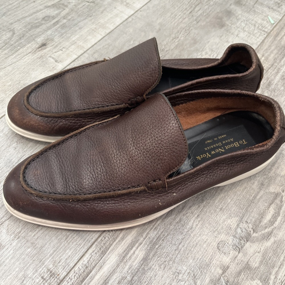 To Boot New York Adam Derrick Forza  Driving Shoes Loafers Men's 9.5